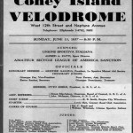 Coney Island Velodrome Program