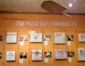 Pizza Box Wall