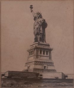 Statue of Liberty post card, part of The City Reliquary Permanent Collection