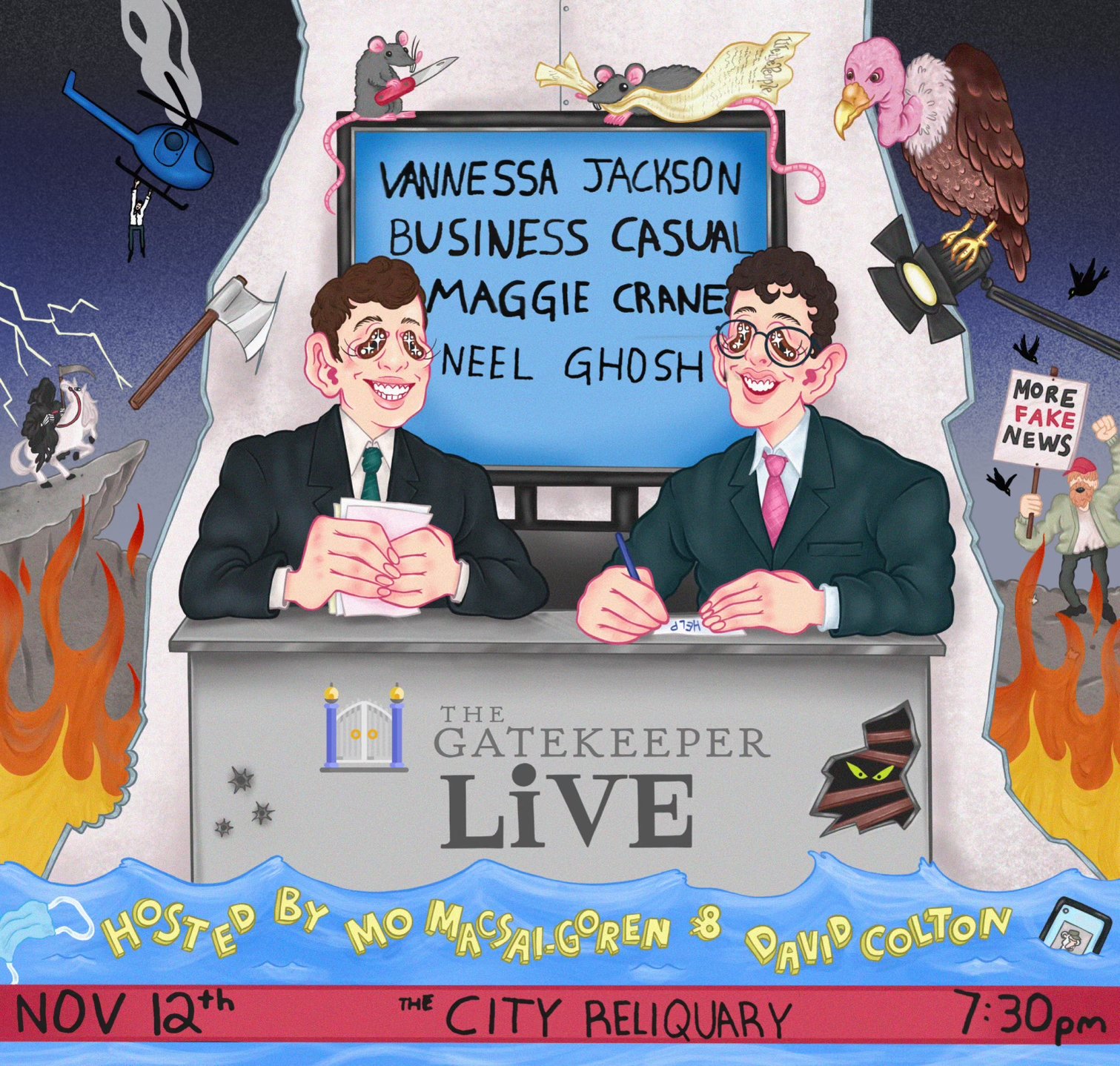 Canceled–The Gatekeeper – LIVE! - The City Reliquary